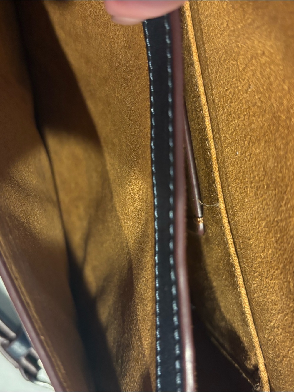 Coach Georgie Saddle Bag + Matching Wallet Signature Navy Embossed Leather - Picture 8 of 10